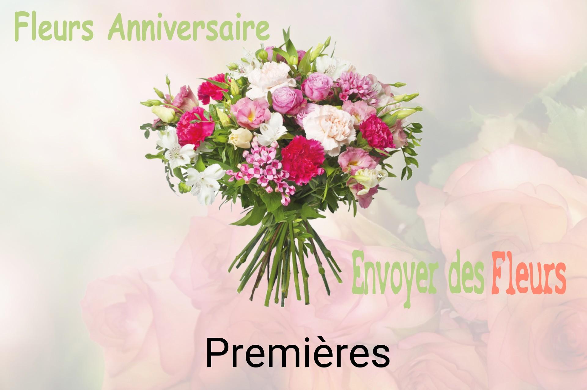 Bouquet de fleurs d’anniversaire livré à Premières